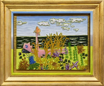 In a Meadow By the Sea
14.5" x 17.5"
$900